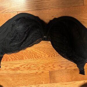 Elomi Black Lace Bra 34L 34HH